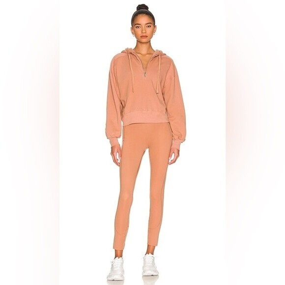 NWT well being being well small avalon half zip hoodie organic cotton small - Picture 7 of 12